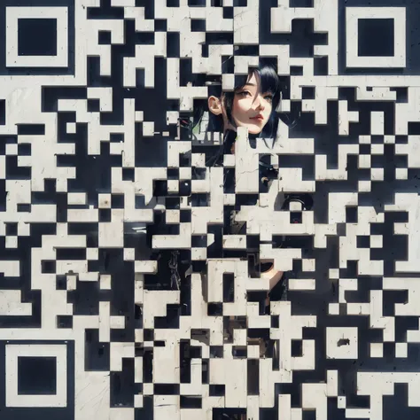 رمز QR فني