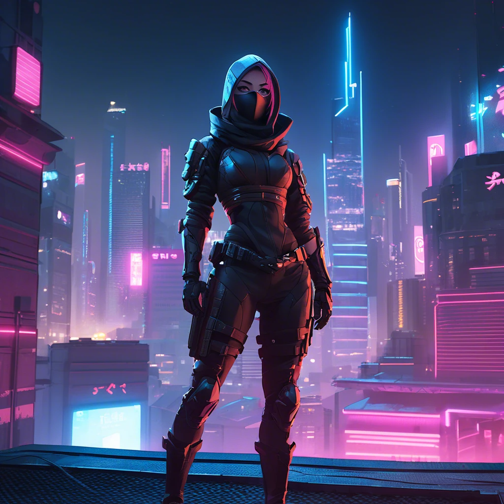 Standing on Rooftop/站在天台的人/屋上に立つ人