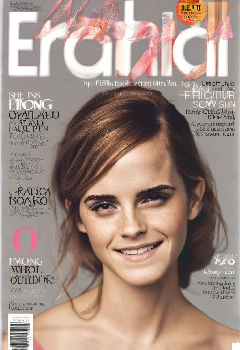 Magazine cover of Hot Emma Watson 