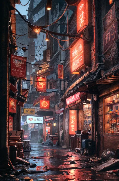 CyberPunk_赛博后街_小巷