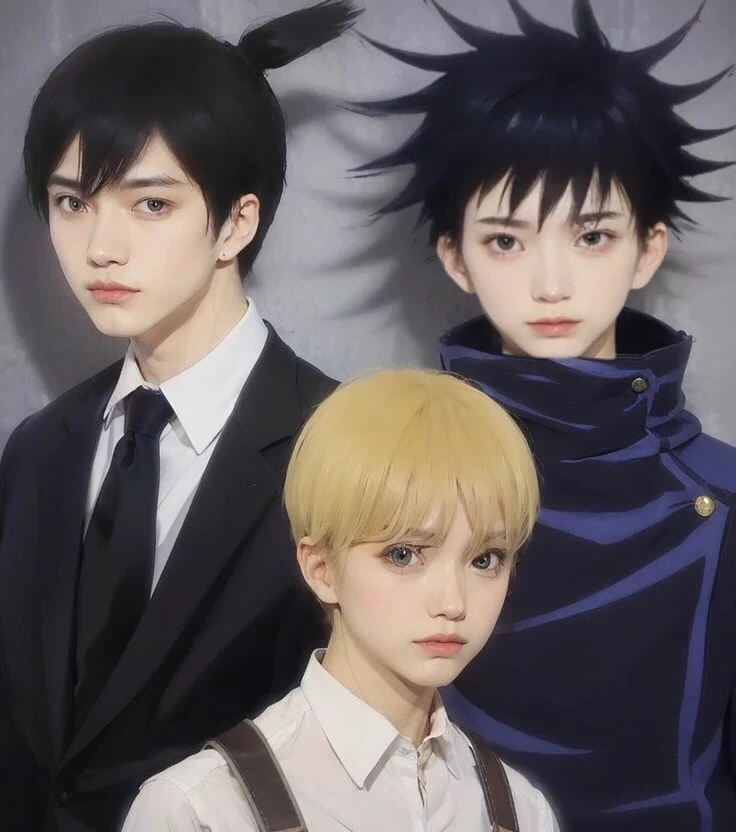 Aki Hayakawa, Megumi Fushiguro and Armin Arlert in Real Life.