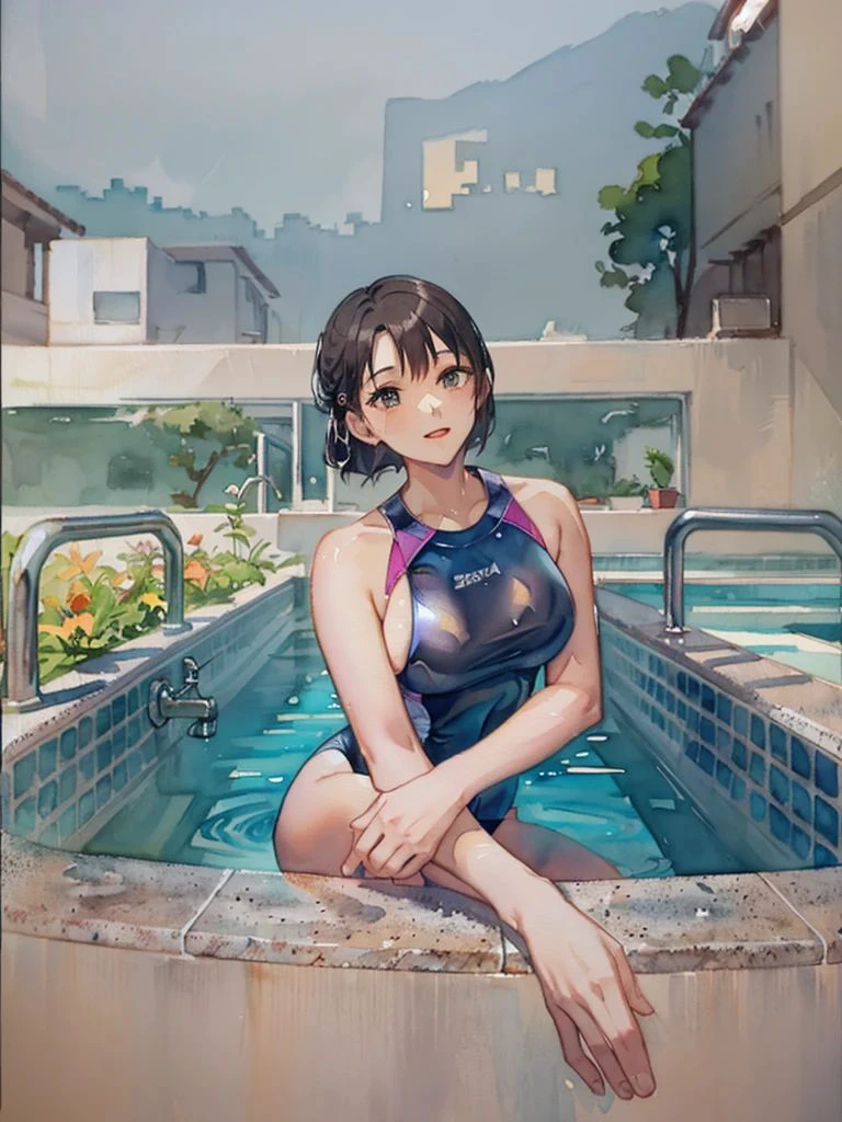 競泳水着先輩