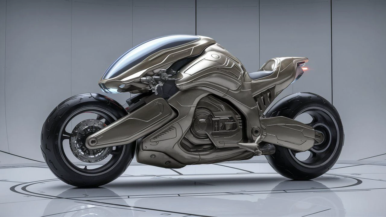 Advance futuristic motorcycle 