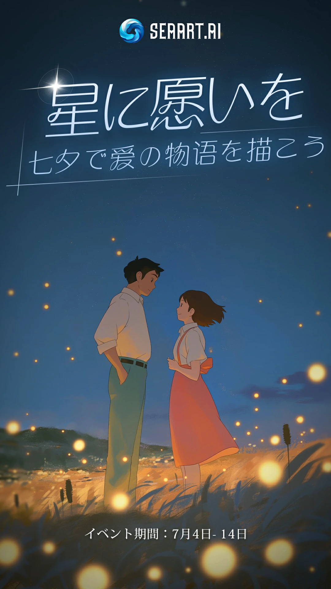 星に願いを：七夕で愛の物語を描こう