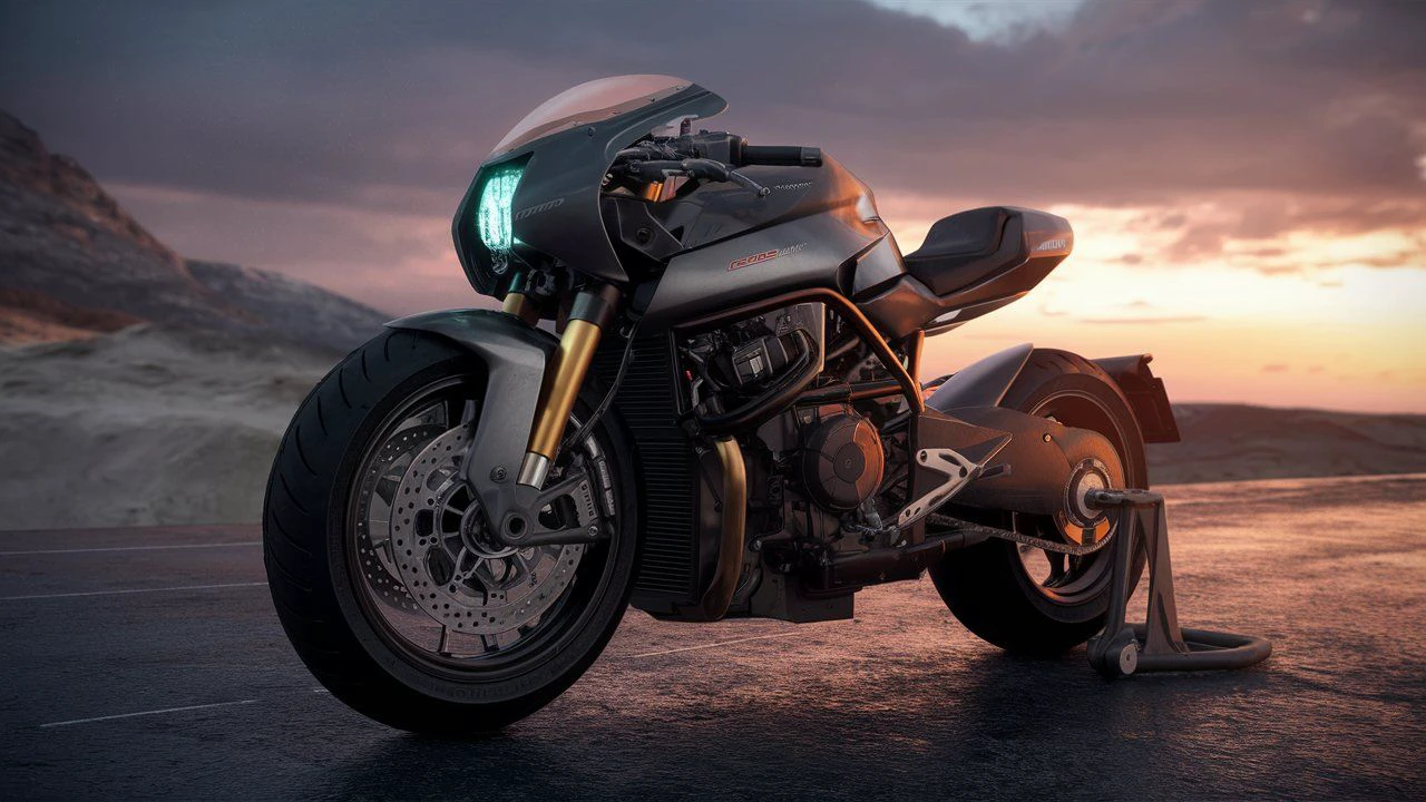 Advance futuristic motorcycle 