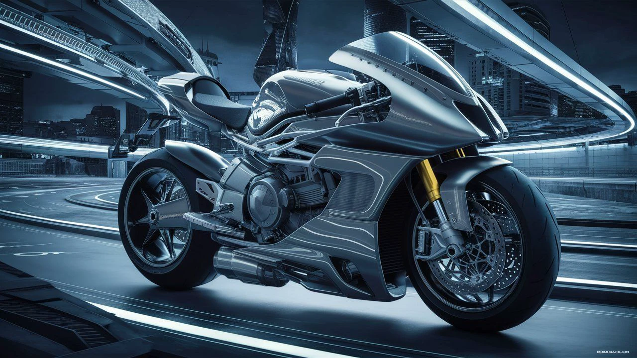 Advance futuristic motorcycle 