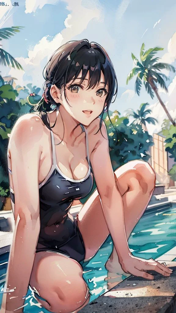 競泳水着先輩