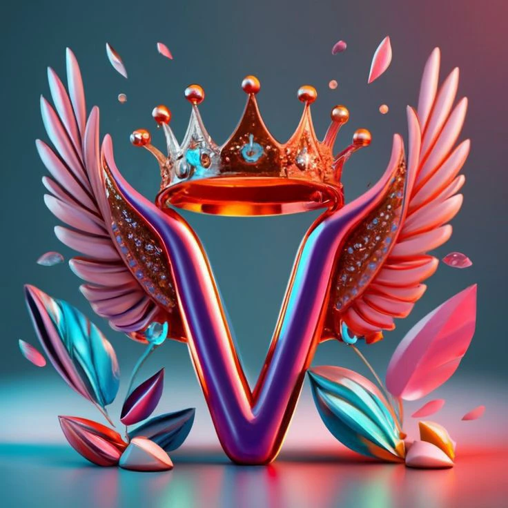 Elegant 3D typograhy
