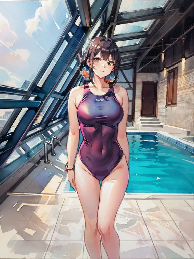競泳水着先輩