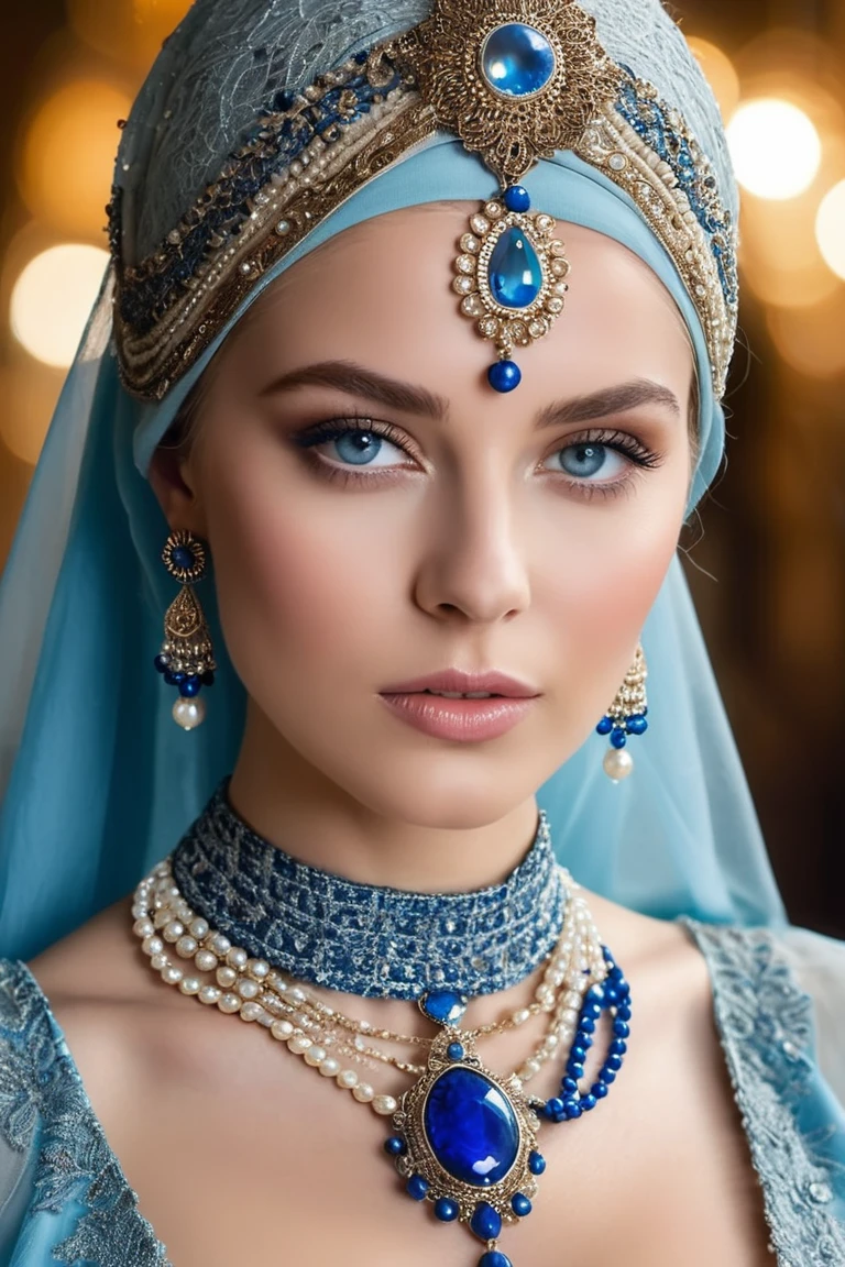 Pearl Queen: A Gaze of Ethereal Majesty