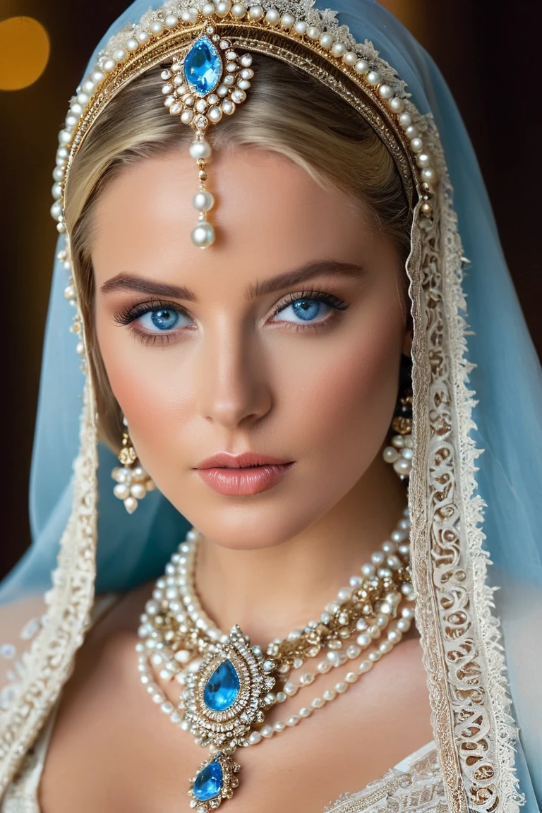 Pearl Queen: A Gaze of Ethereal Majesty