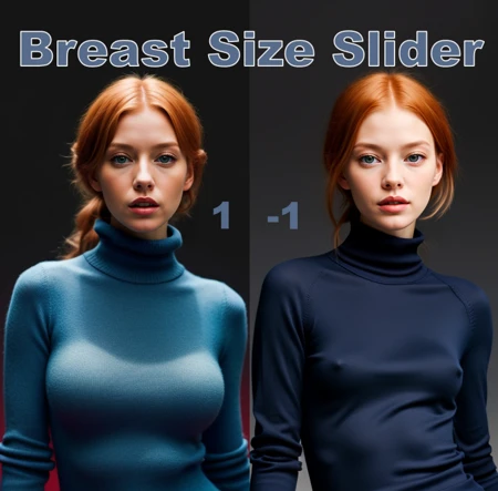 breast size slider