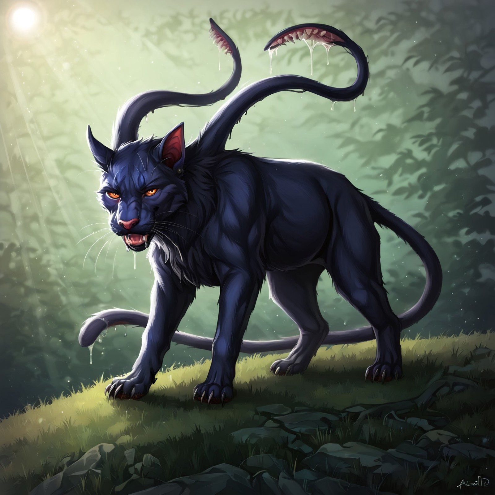 Displacer Beast DND concept v1