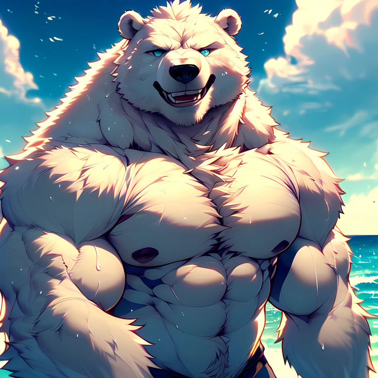 Muscular Polar Bear