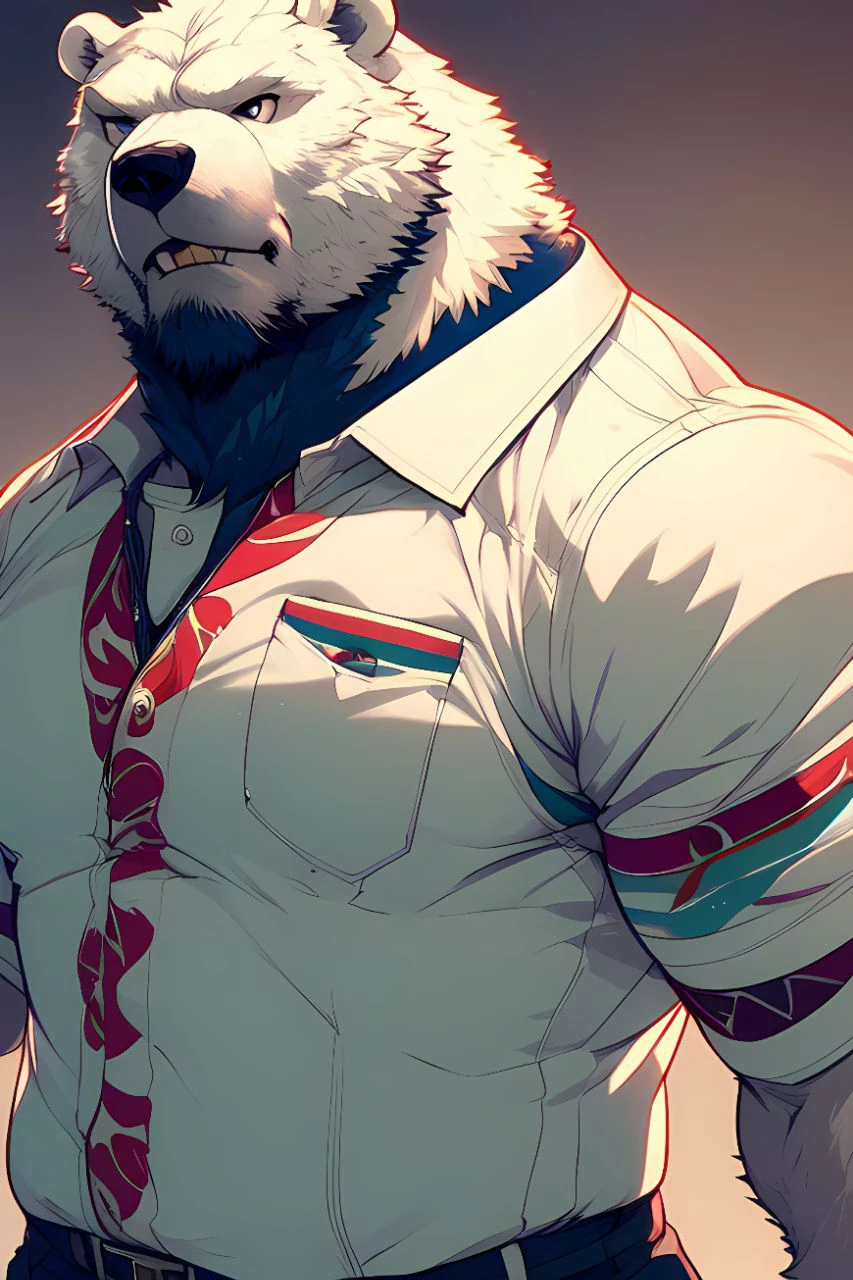 Muscular Polar Bear