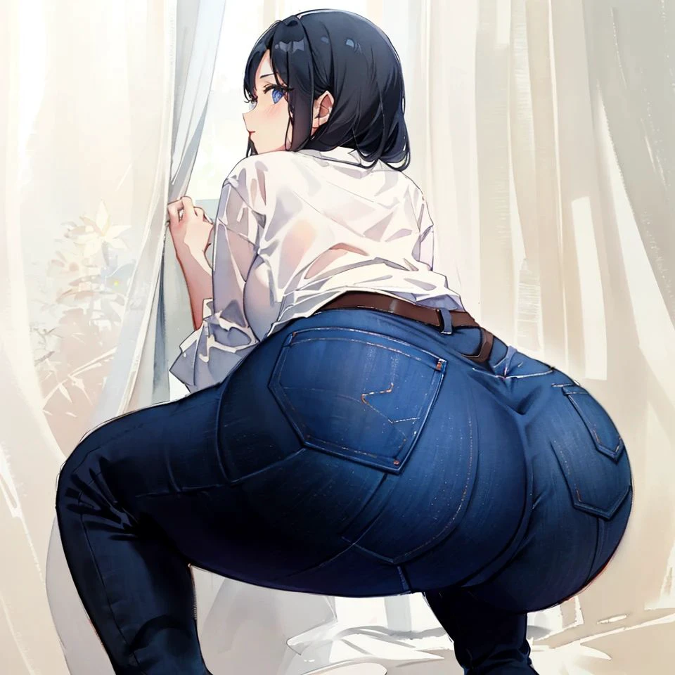 私服スクワット先輩