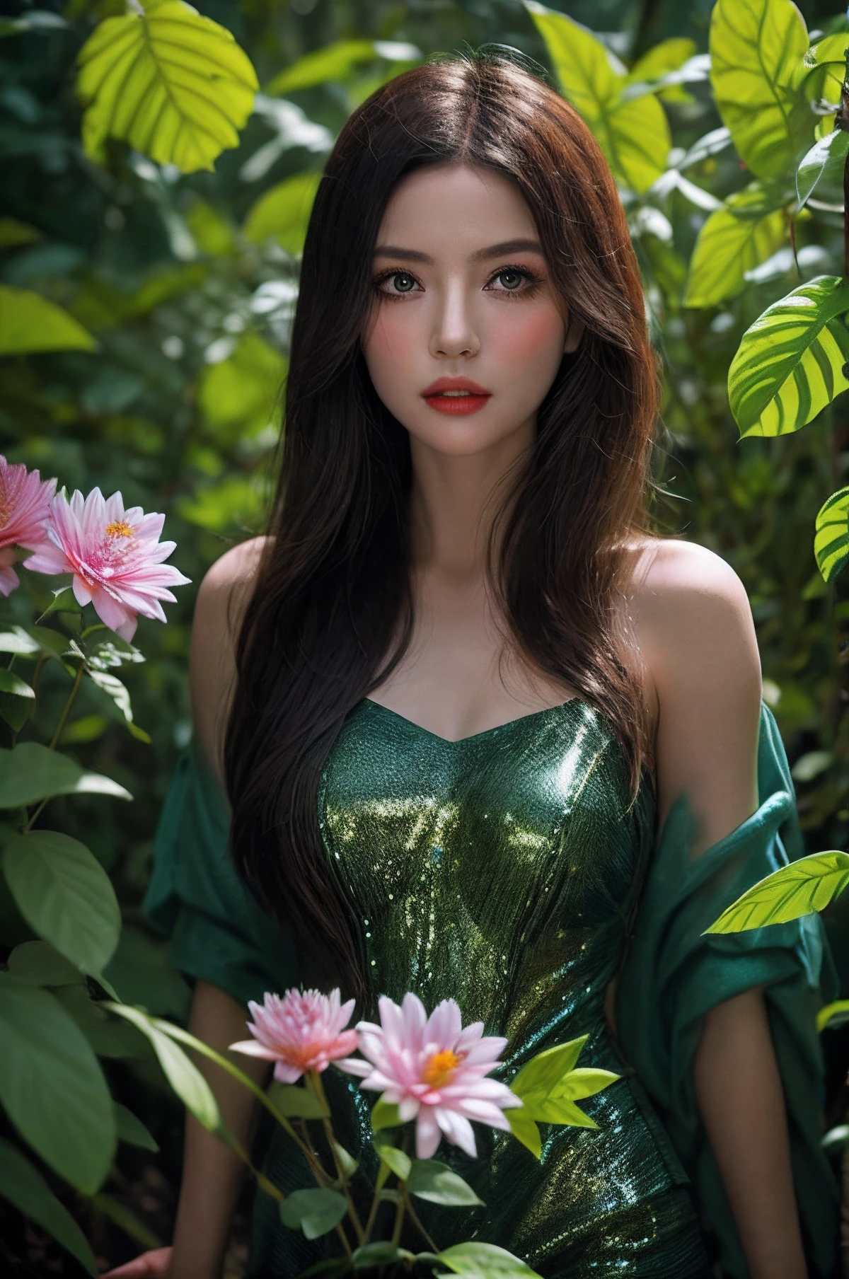 幻想 - Cool Bubble Light and Shadow Forest