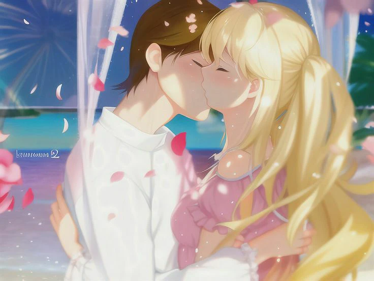 casal se beijando 