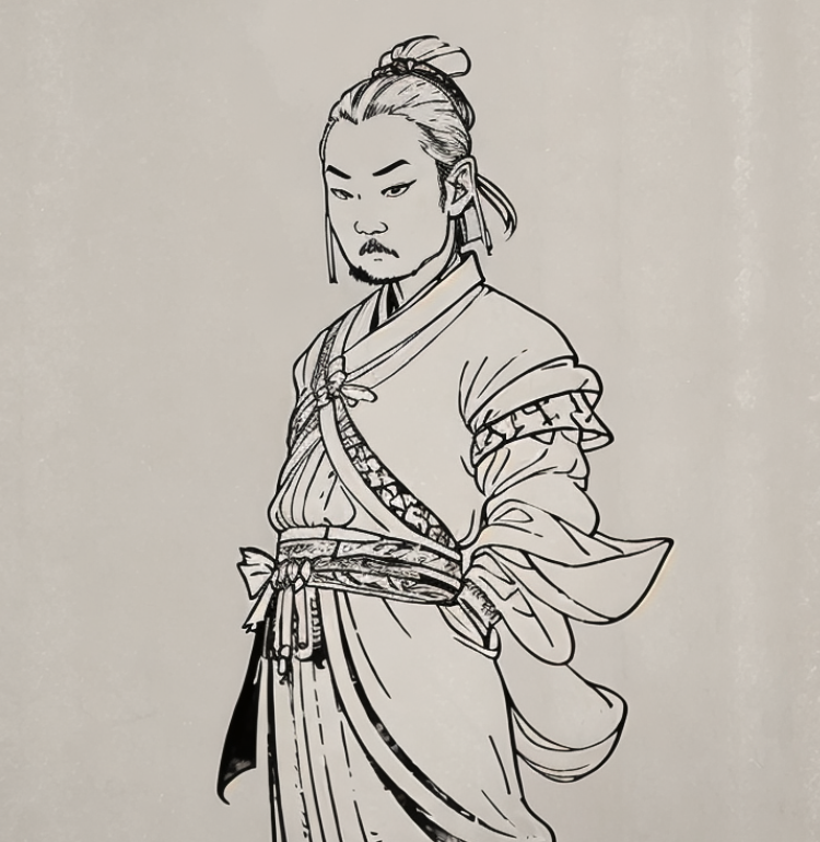 古代中国武官風 3