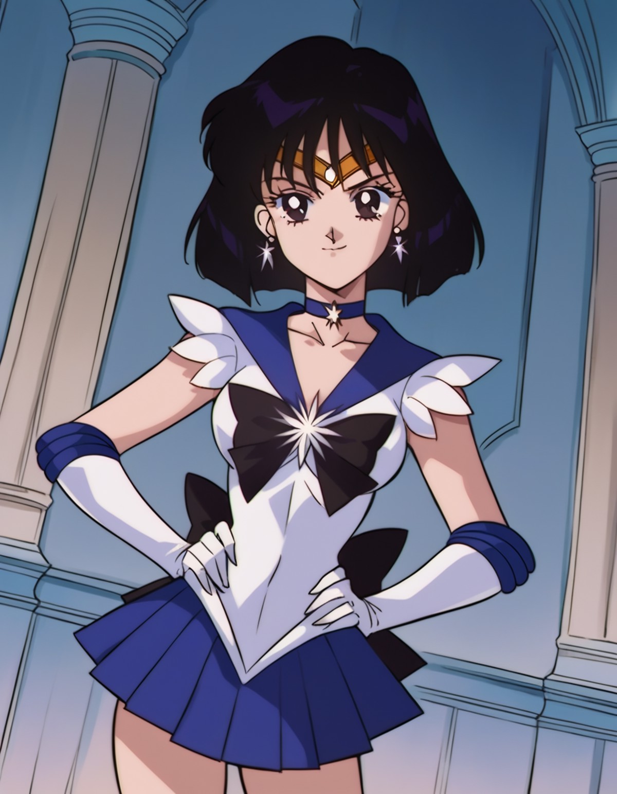Hotaru Tomoe  Sailor Saturn Sailor Moon anime_s3
