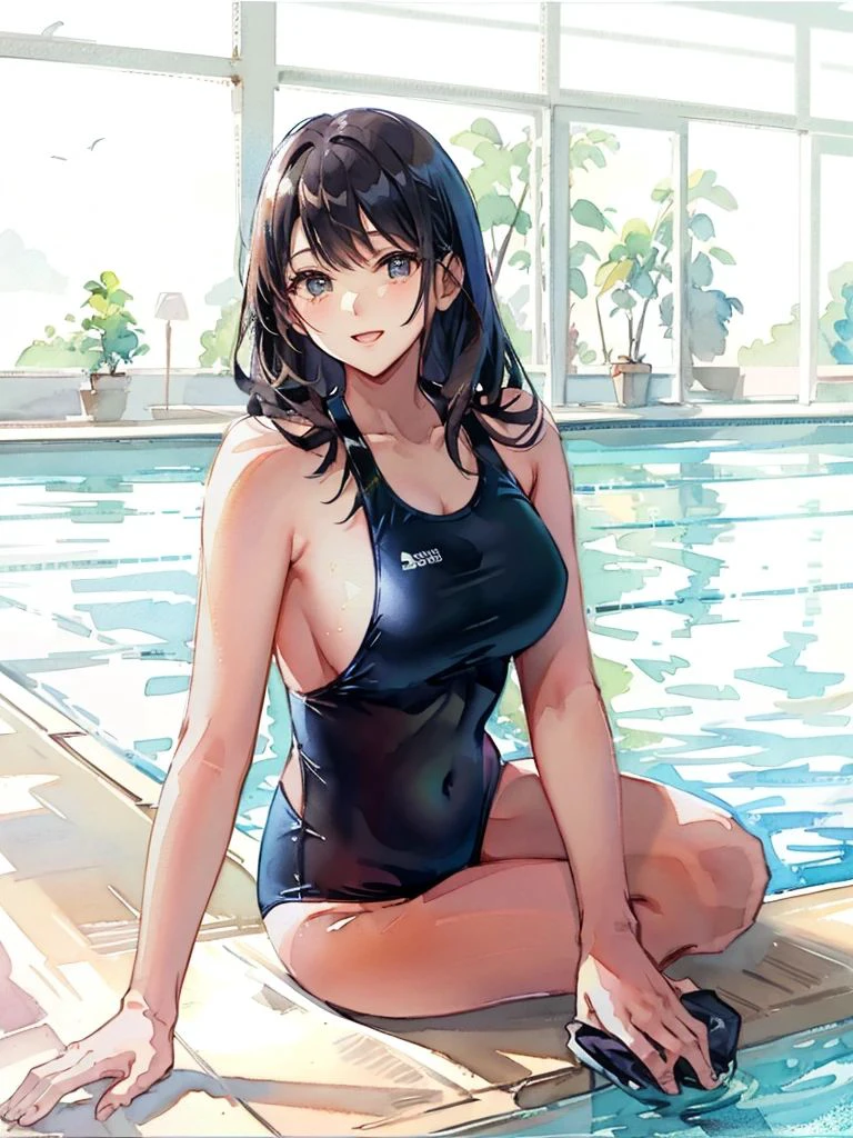 競泳水着先輩