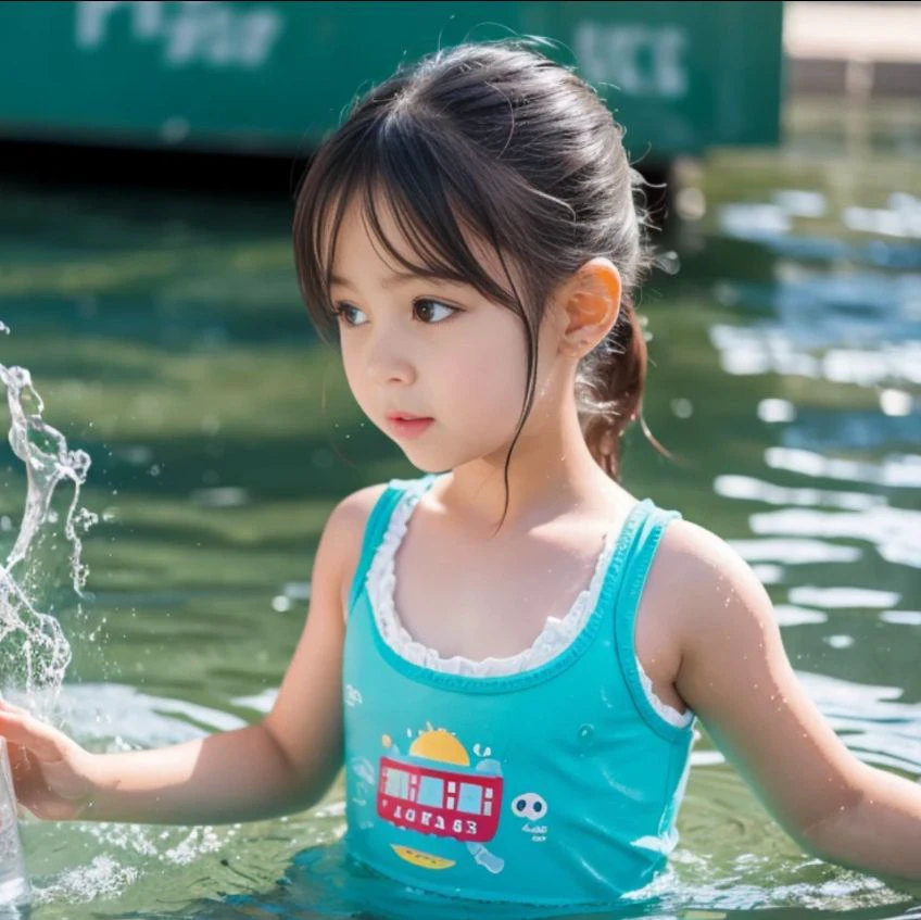 夏はやっぱり水遊び