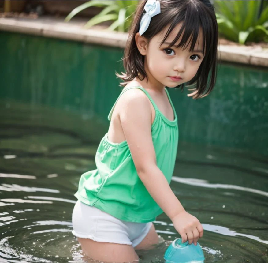 夏はやっぱり水遊び