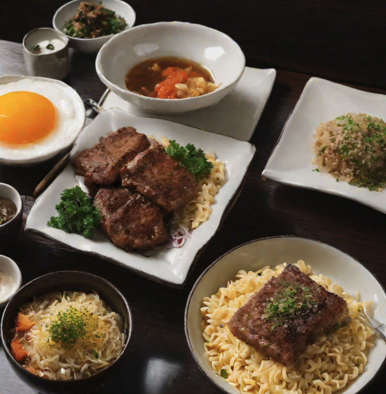 多分定食料理 1