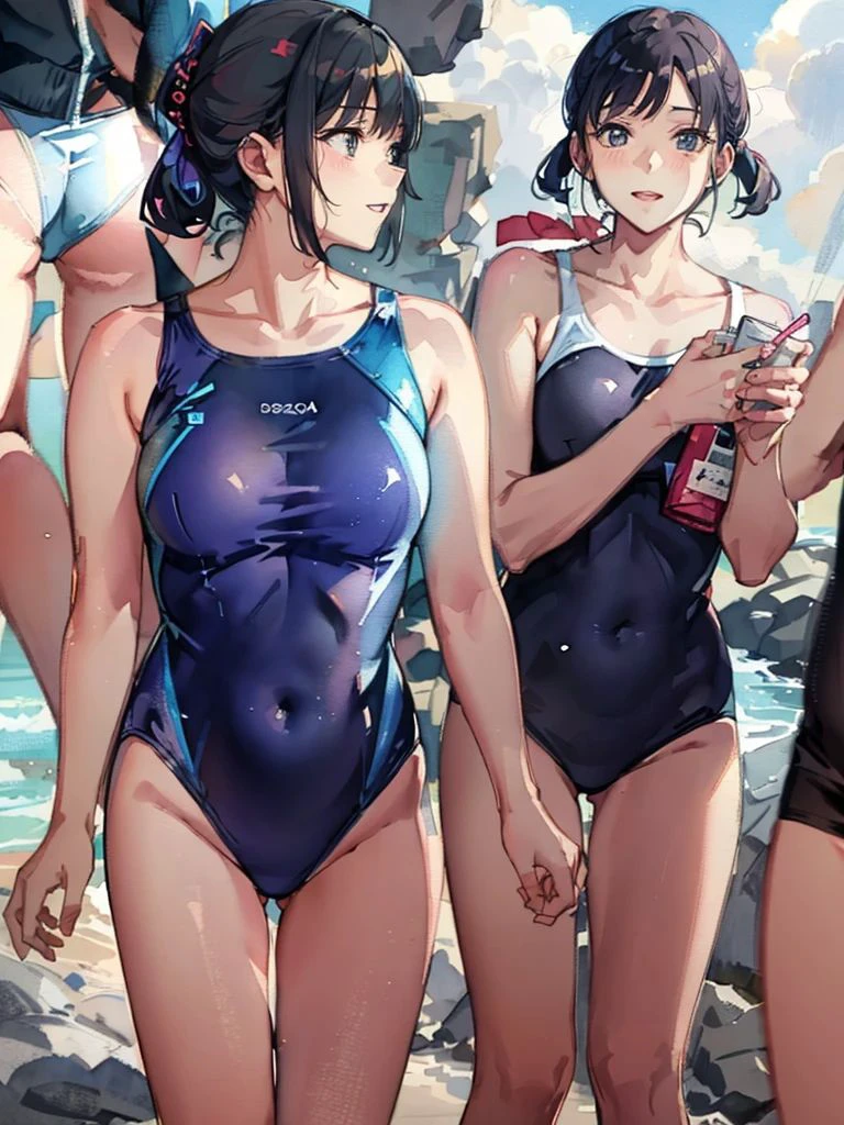 競泳水着先輩