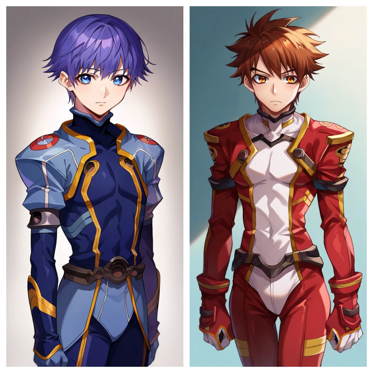 Eiji Shigure and Touga Tenkuuji  for pony