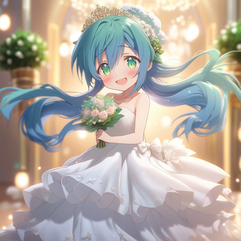 Blue Hair Bride
