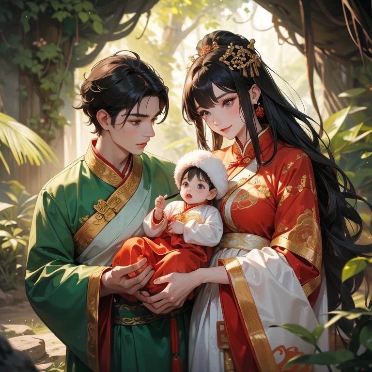 1)Little baby fox and beautiful girl