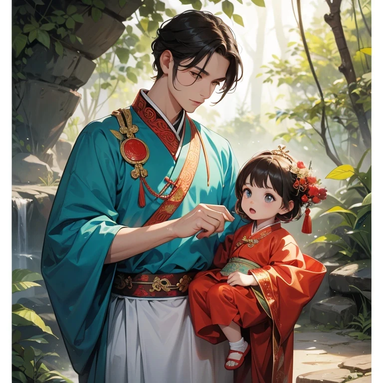 1)Little baby fox and beautiful girl