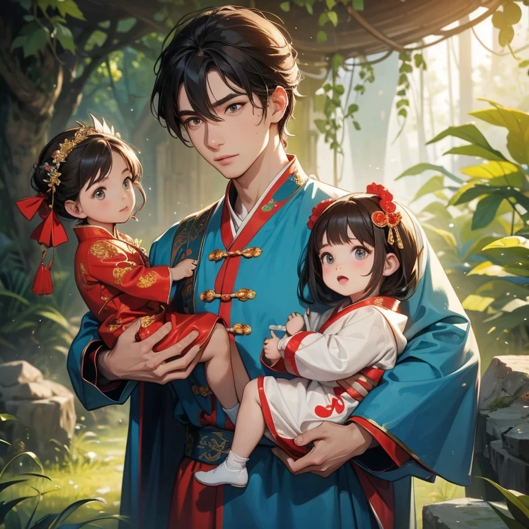 1)Little baby fox and beautiful girl