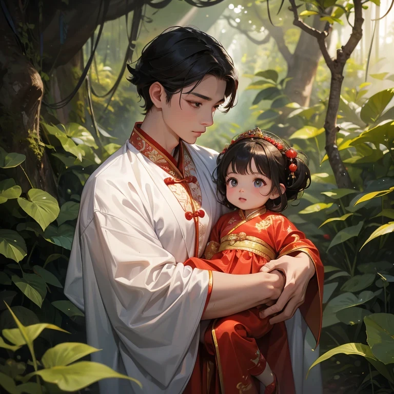 1)Little baby fox and beautiful girl