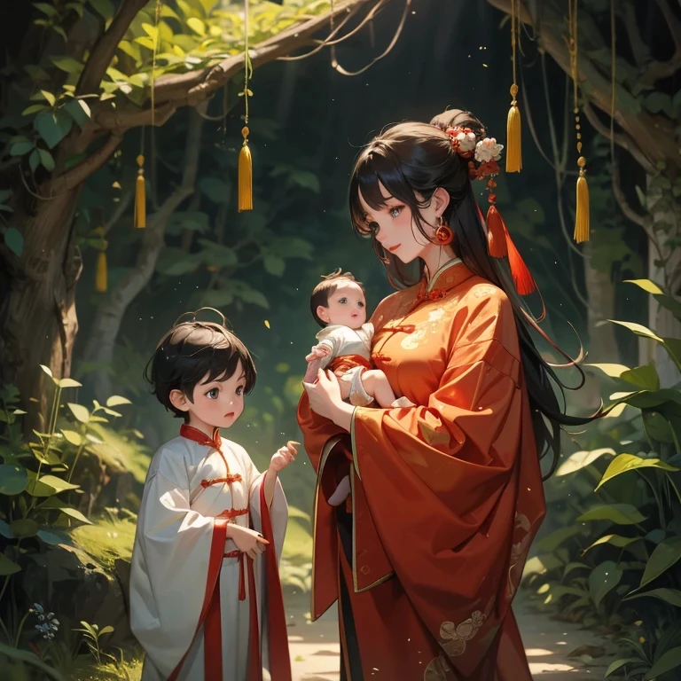 1)Little baby fox and beautiful girl