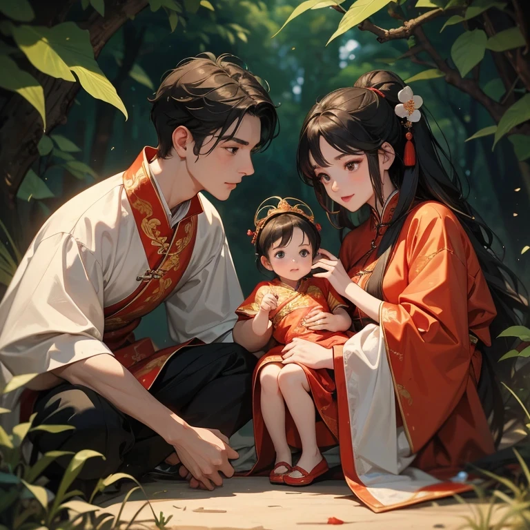 1)Little baby fox and beautiful girl