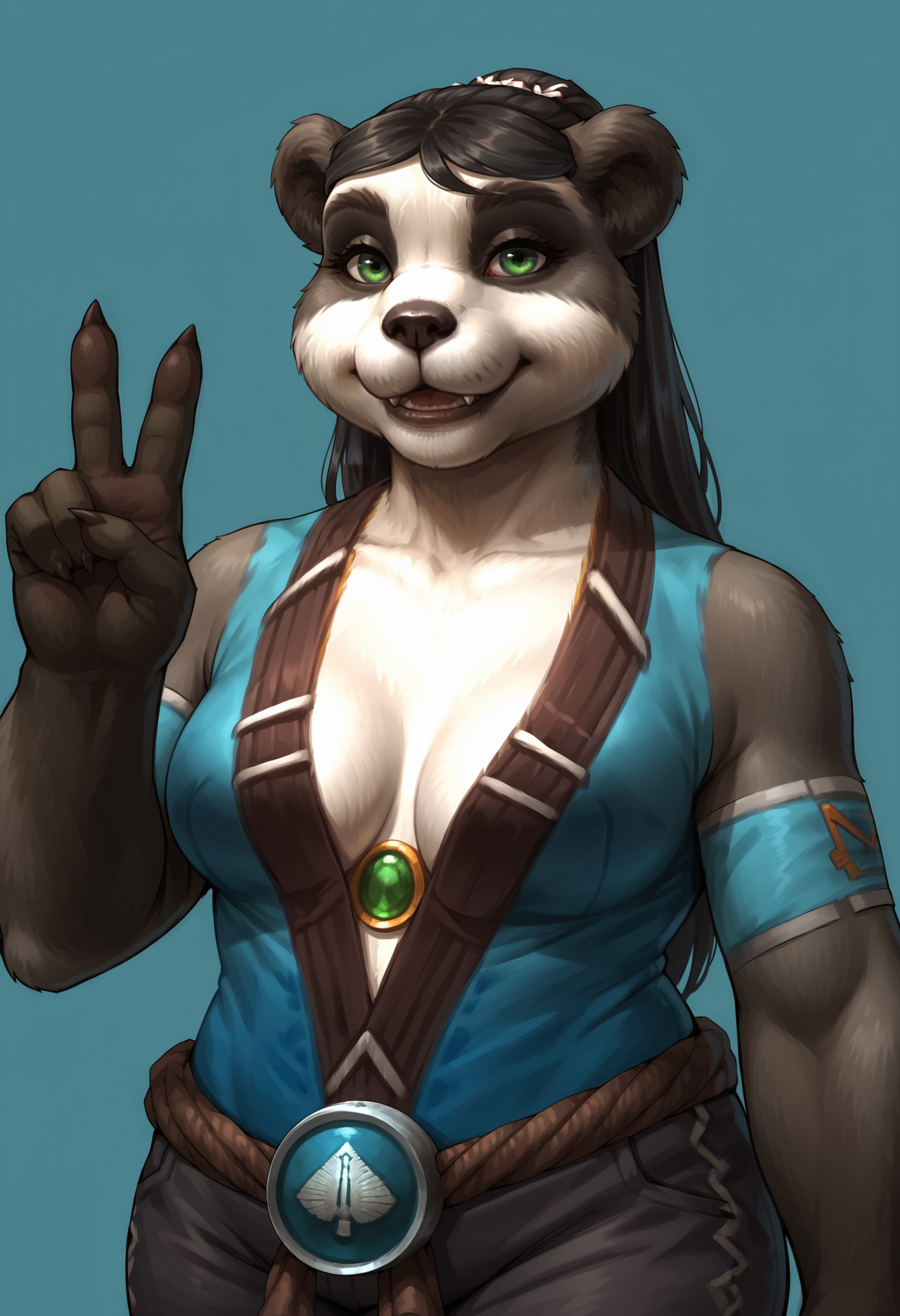 Brewmaster Blanche Pandaren - World of Warcraft SDXL Pony v1.0