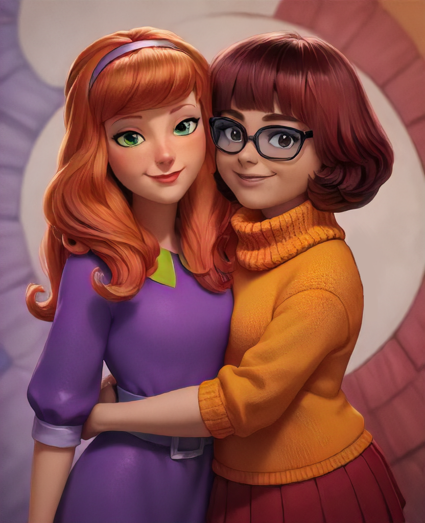 Daphne and Velma Scoob 2020 PonyXL LoRA v1.0