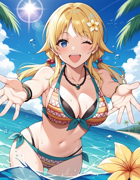  Meguru Hachimiya Swimwear Idolmaster Shiny Colors SDXL Pony Diffusion v1.0