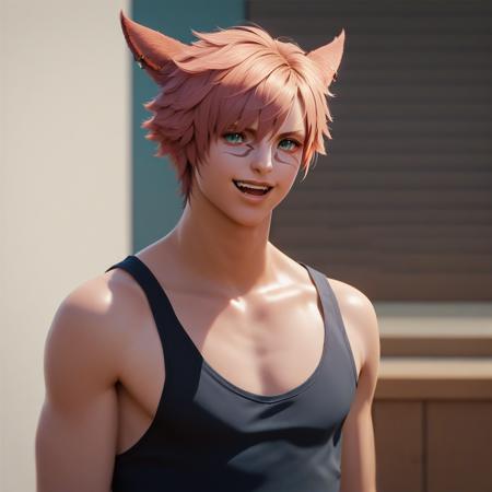 Male Miqote Final Fantasy XIV 1
