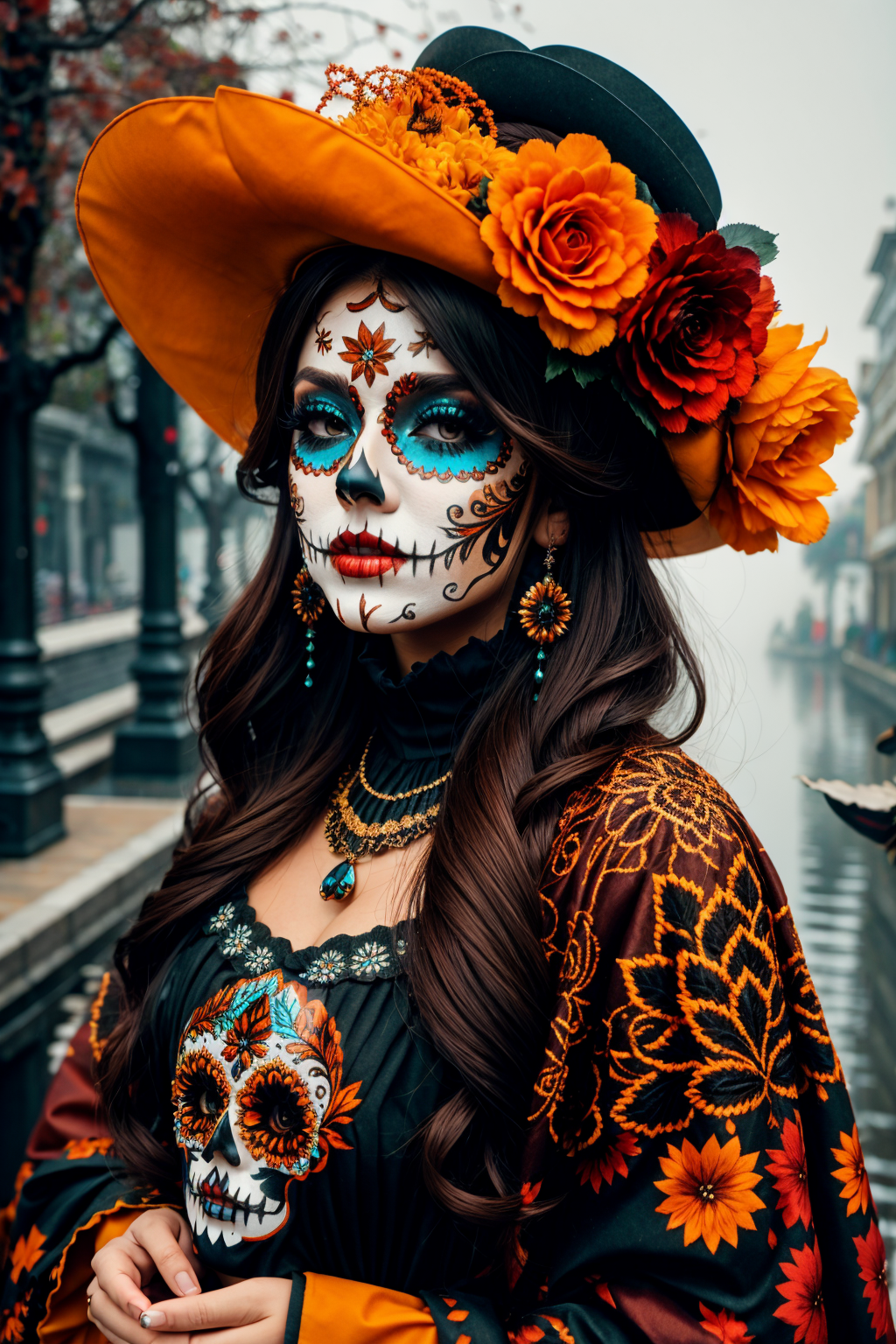 Catrina Makeup with Ornaments - Mexican Skull v1.0