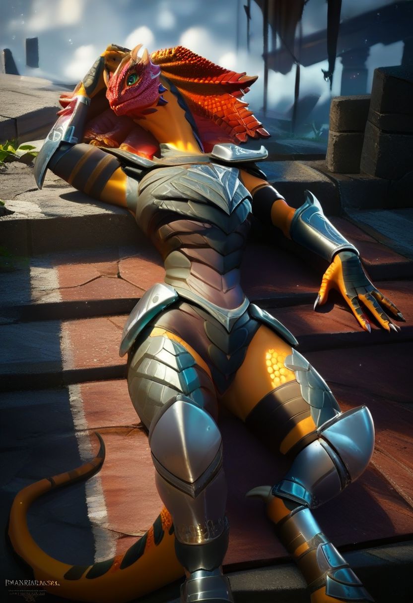 Lizard female from divinity original sin by TDeeja V1