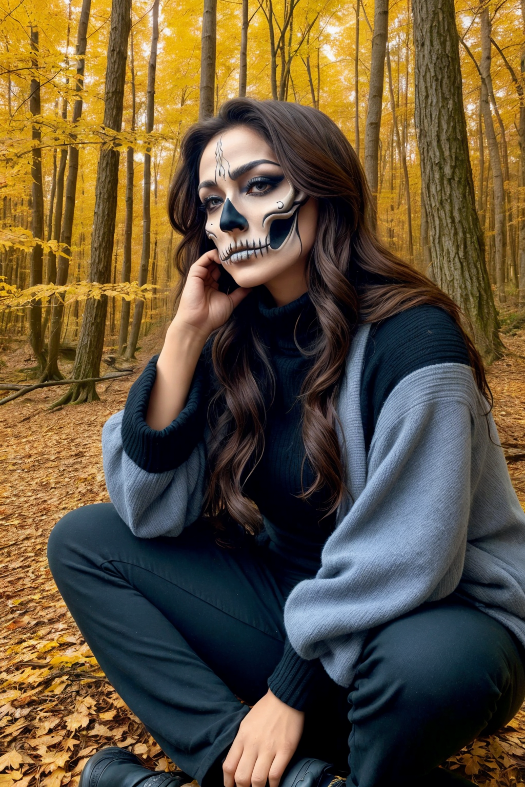 Skull Face Makeup v1.0