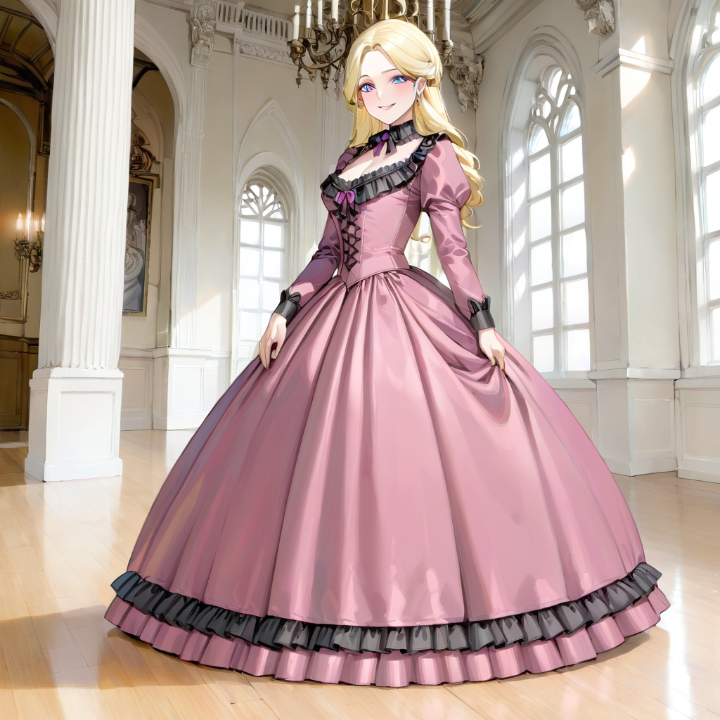Victorian hoop dress for Pony 1.0