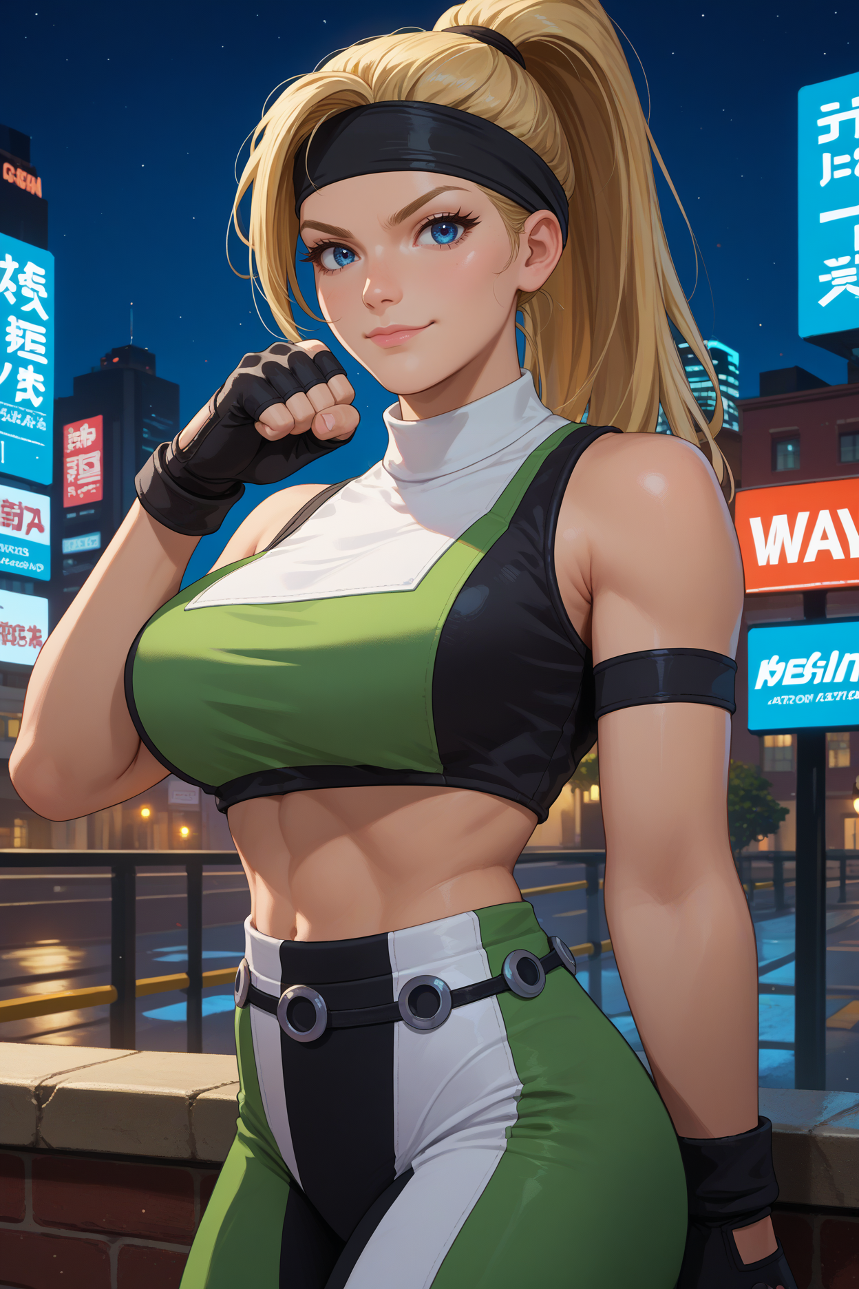 Sonya Blade-Mortal Kombat_3 Outfits V1