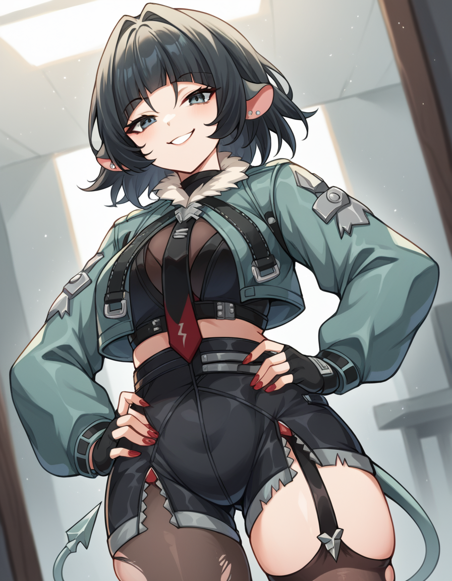 Jane Doe - Zenless Zone Zero - Pony XL booru