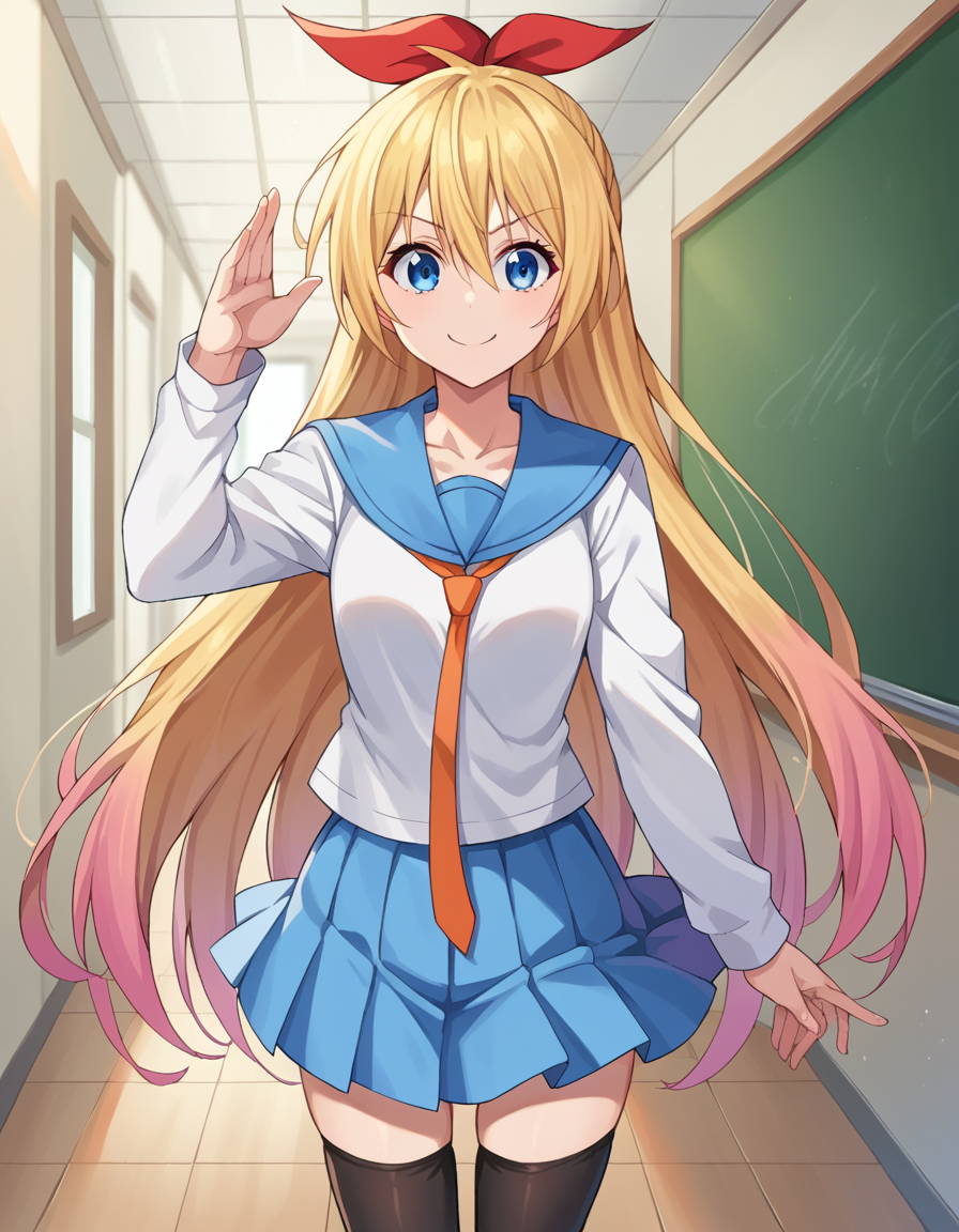 Chitoge Kirisaki Nisekoi nochekaiser881 anime_s2_booru