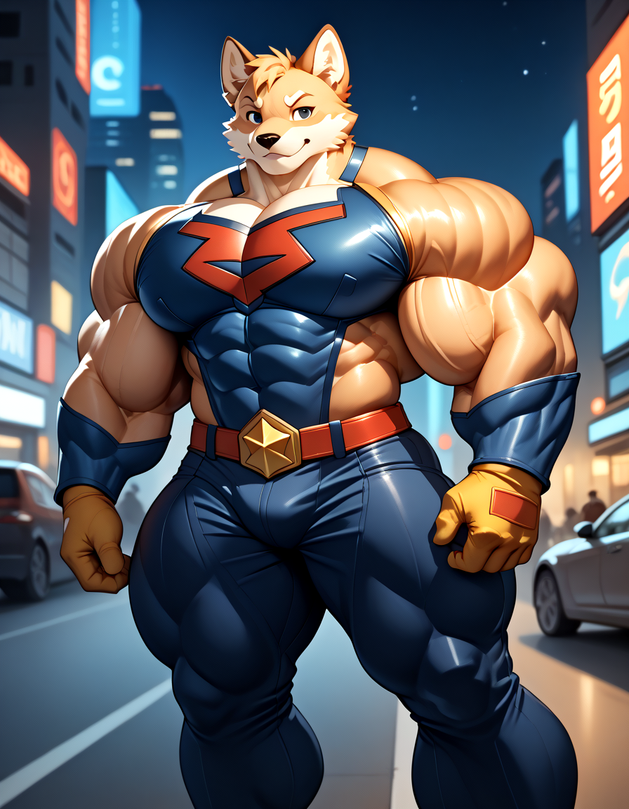 Furry hero suit 1