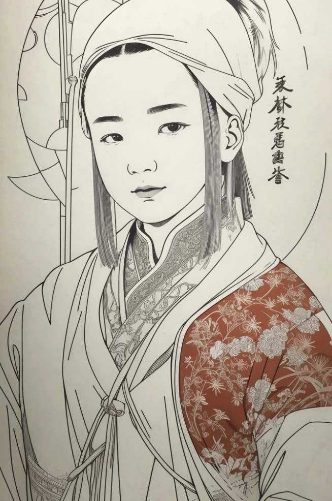 色付中華人物 1
